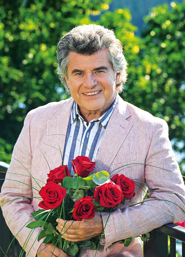 Andy Borg in Juni 2024 am und um den Moldaustausee. © Kerstin Joensson