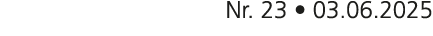 Nr. 23 • 03.06.2025