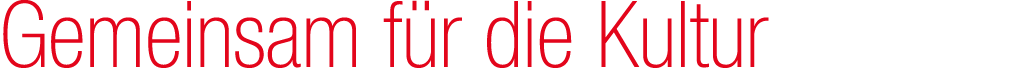 Gemeinsam f r die Kultur