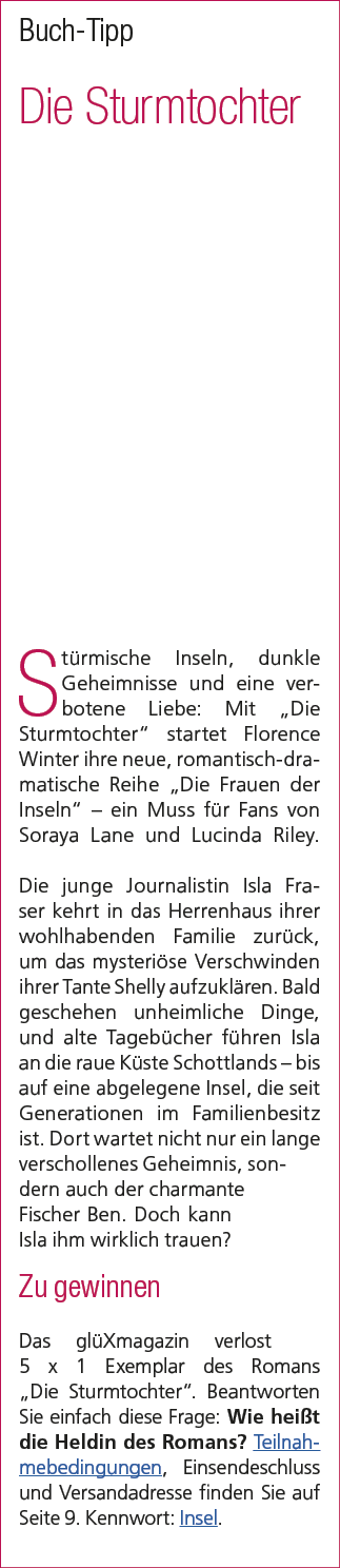 Buch Tipp Die Sturmtochter St rmische Inseln, dunkle Geheimnisse und eine verbotene Liebe: Mit „Die Sturmtochter“ sta...