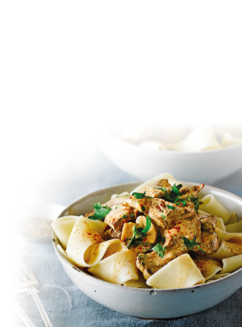 10 Minuten Stroganoff vom Rind