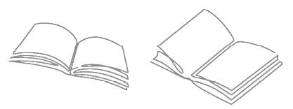 books line art pattern vector illustration for decoration, background,etc. One line drawing of book icon.