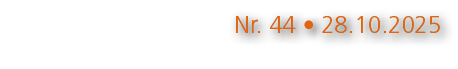 Nr. 44 • 28.10.2025