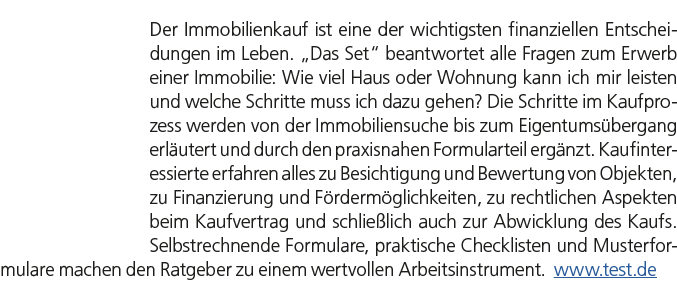 Der Immobilienkauf ist eine der wichtigsten finanziellen Entscheidungen im Leben. „Das Set“ beantwortet alle Fragen z...
