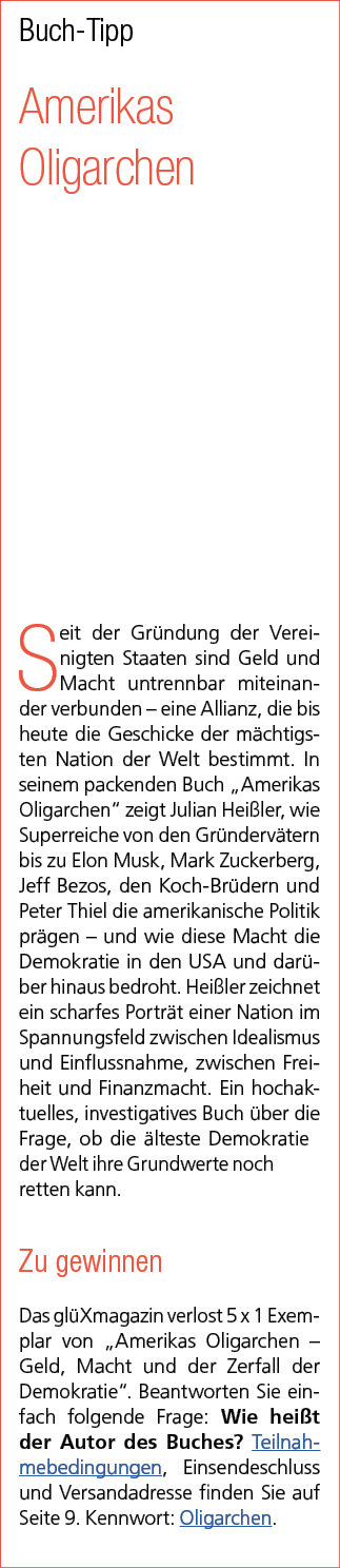 Buch Tipp Amerikas Oligarchen Seit der Gr ndung der Vereinigten Staaten sind Geld und Macht untrennbar miteinander ve...