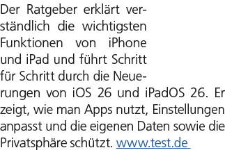 Der Ratgeber erkl rt verst ndlich die wichtigsten Funktionen von iPhone und iPad und f hrt Schritt f r Schritt durch ...