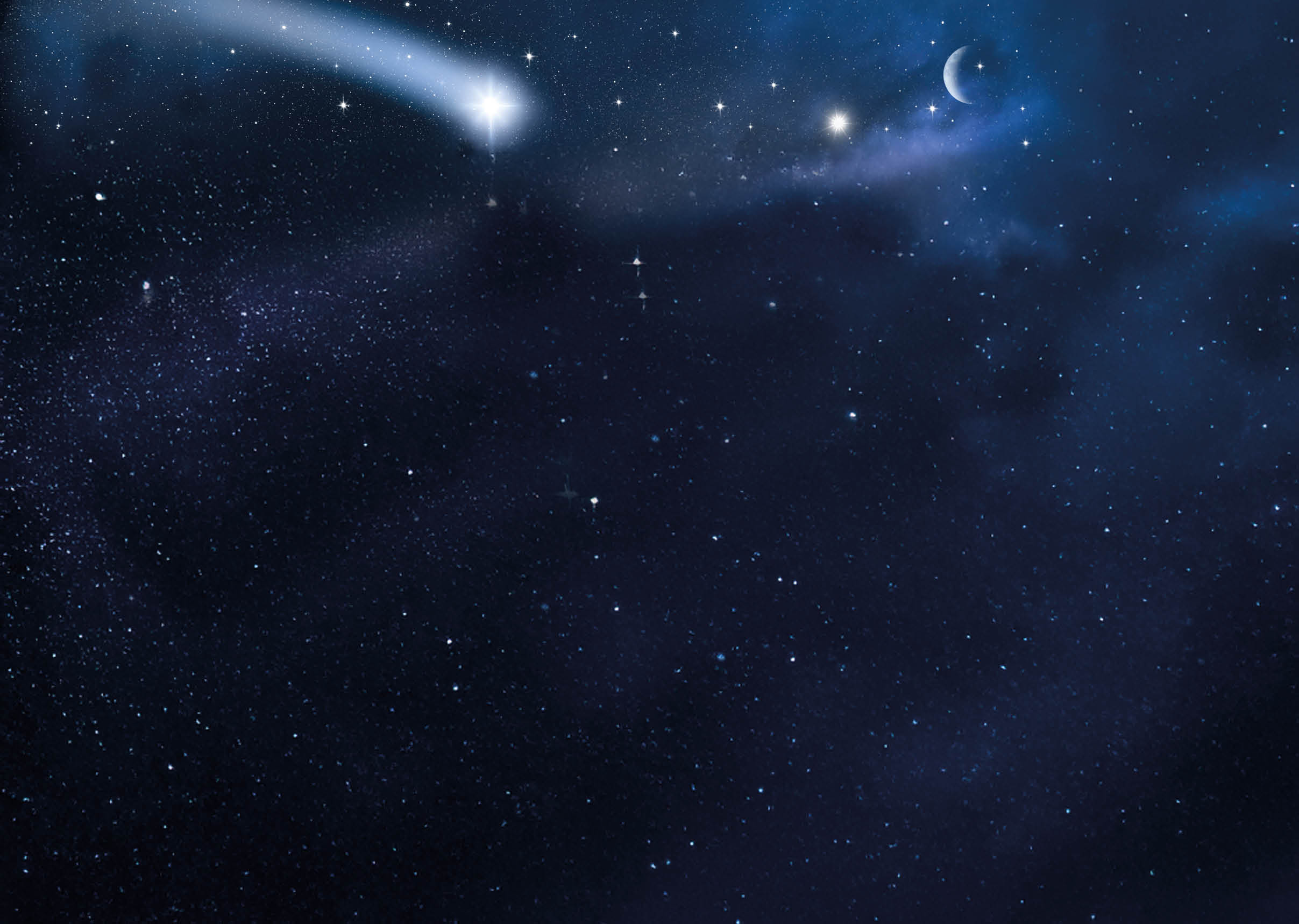 Sternschnuppe am Himmel