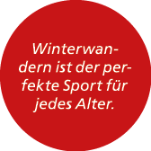 Winterwandern ist der perfekte Sport f r jedes Alter.