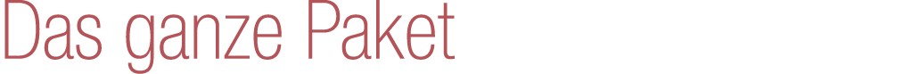 Das ganze Paket