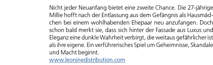 Nicht jeder Neuanfang bietet eine zweite Chance. Die 27 j hrige Millie hofft nach der Entlassung aus dem Gef ngnis al...