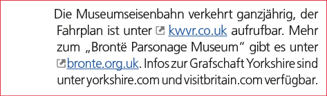 Die Museumseisenbahn verkehrt ganzj hrig, der Fahrplan ist unter ￼ kwvr.co.uk aufrufbar. Mehr zum „Bront Parsonage M...