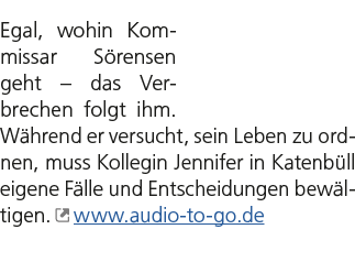 Egal, wohin Kommissar S rensen geht – das Verbrechen folgt ihm. W hrend er versucht, sein Leben zu ordnen, muss Kolle...
