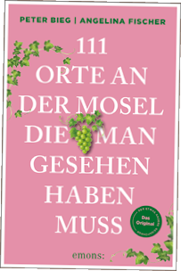 Rosa Hintergrund mit wei em Text in Gro buchstaben und einer Illustration von gr nen Weintrauben mit Bl ttern in der Mitte. Beschreibung von KI generiert